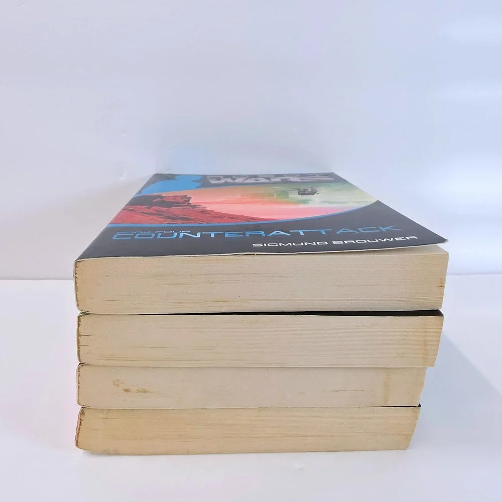 Tyndale Robot Wars Book Set 1-4 Sigmund Brouwer Paperback Kids Sci-Fi